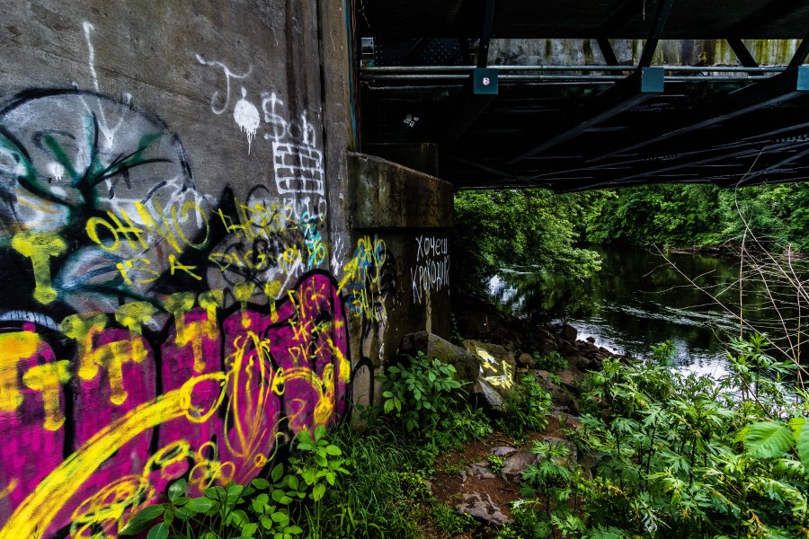 Under the bridge