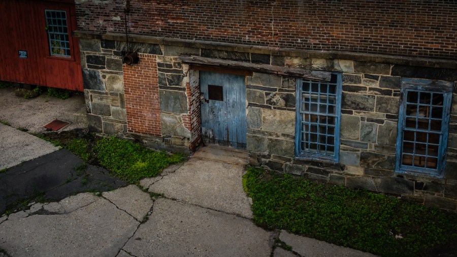 Blue door